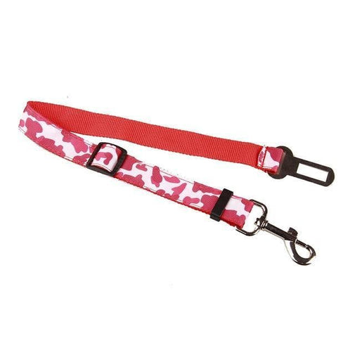 Dog Seat Belt Furvenzy Red Camouflage