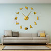 Cats Silhouette Wall Art Clock - Furvenzy