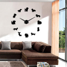 Dachshund Dog Wall Clock Furvenzy