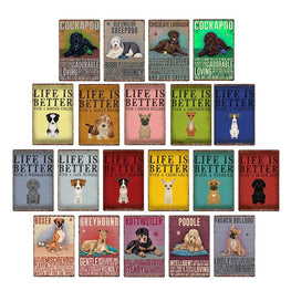 Dog Vintage Wall Plaque Furvenzy