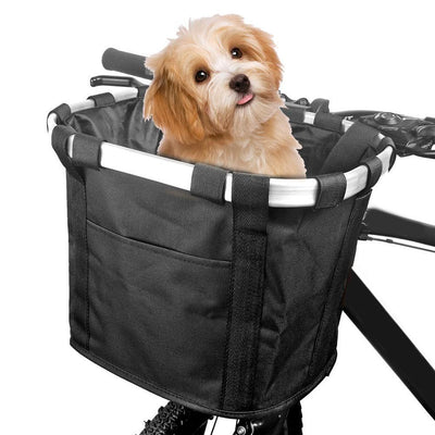 Dogs & Cats Bike Basket Seat Carrier - Furvenzy