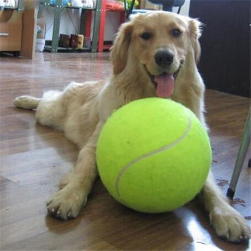 Giant Dog Tennis Ball Toy Furvenzy Green