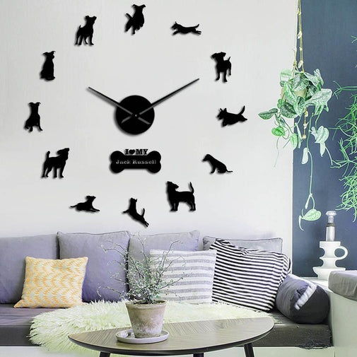 Jack Russell Terrier Wall Clock Furvenzy