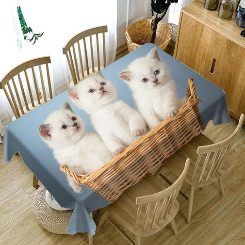 Kitty Tablecloth Tablecloth Furvenzy