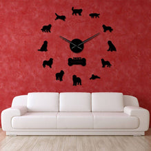 Newfoundland Dog Wall Clock