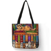 Oil Painting Cat Print Tote Bags - Furvenzy