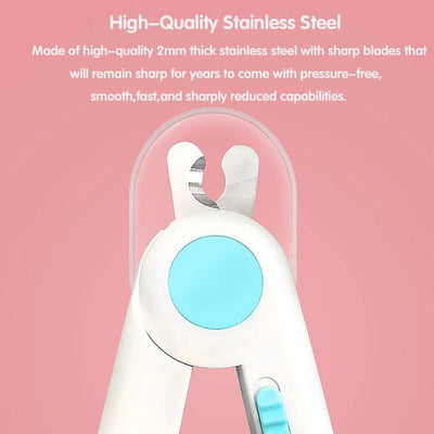 Dog Nail Clipper With LED Light - Furvenzy - High Quality Stainless Steel