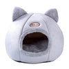 Plush Cat Bed Cave Sleeping - Furvenzy