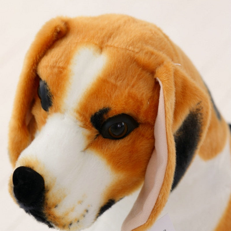 FRANKIEZHOU Beagle Stuffed Animal,Realistic Stuffed Dog,Puppy Dog  Plush,Stuffed Animals for Boys Girls, Beagle Gifts for Kids,Home Decor 8”