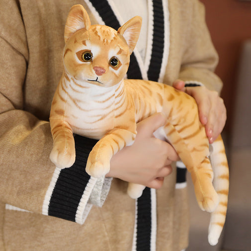 Realistic Simulation Cat Plush Toy Furvenzy