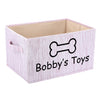 Personalized Dog Toy Basket