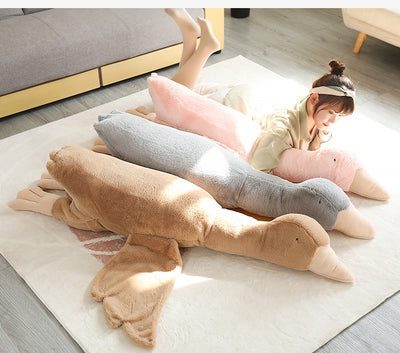 Realistic Big Wings Duck Plush Pillow Toy