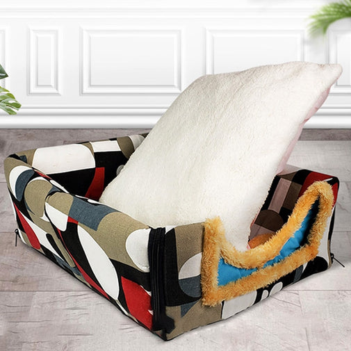 Foldable Dog Bed Pet House Sofa Nest Furvenzy