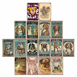 Retro Dog Wall Plaque Furvenzy