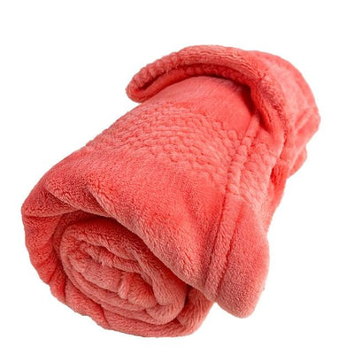 Super Soft Coral Fleece Pet Blanket - Furvenzy