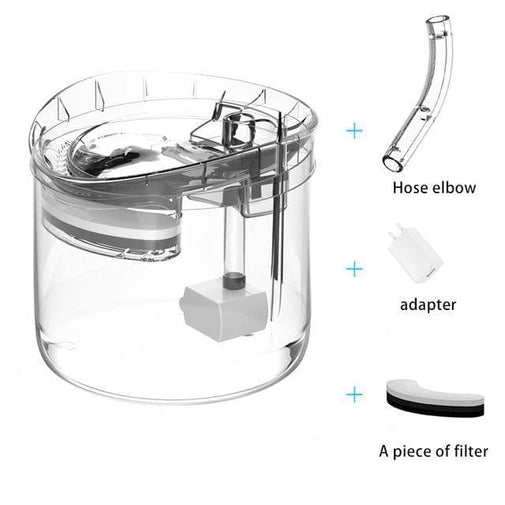 Cat Water Fountain - Transparent Furvenzy